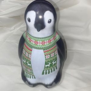 Penguin Metal Container - chocolate/candy